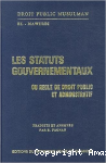 Les statuts Gouvernementaux