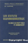 Les statuts Gouvernementaux