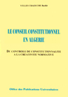 Le Conseil constitutionnel en Algérie
